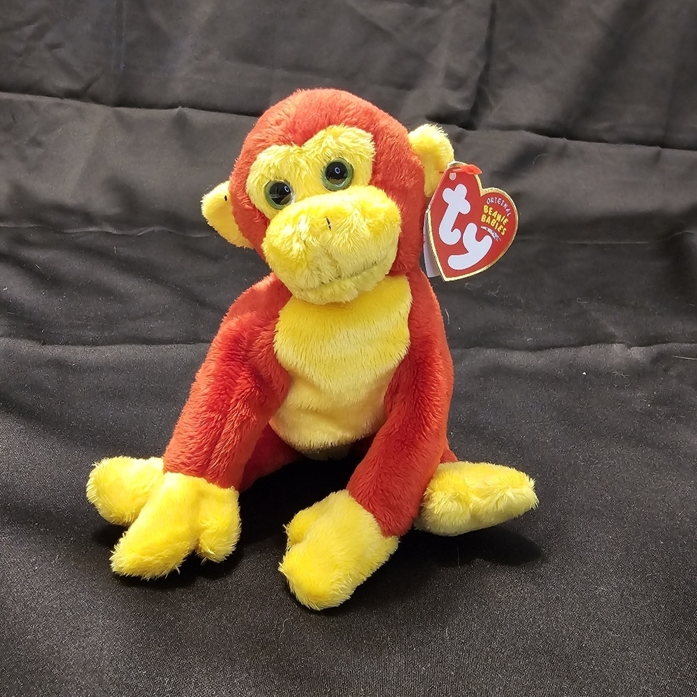 Chopstix The Monkey TY Beanie Baby Vintage